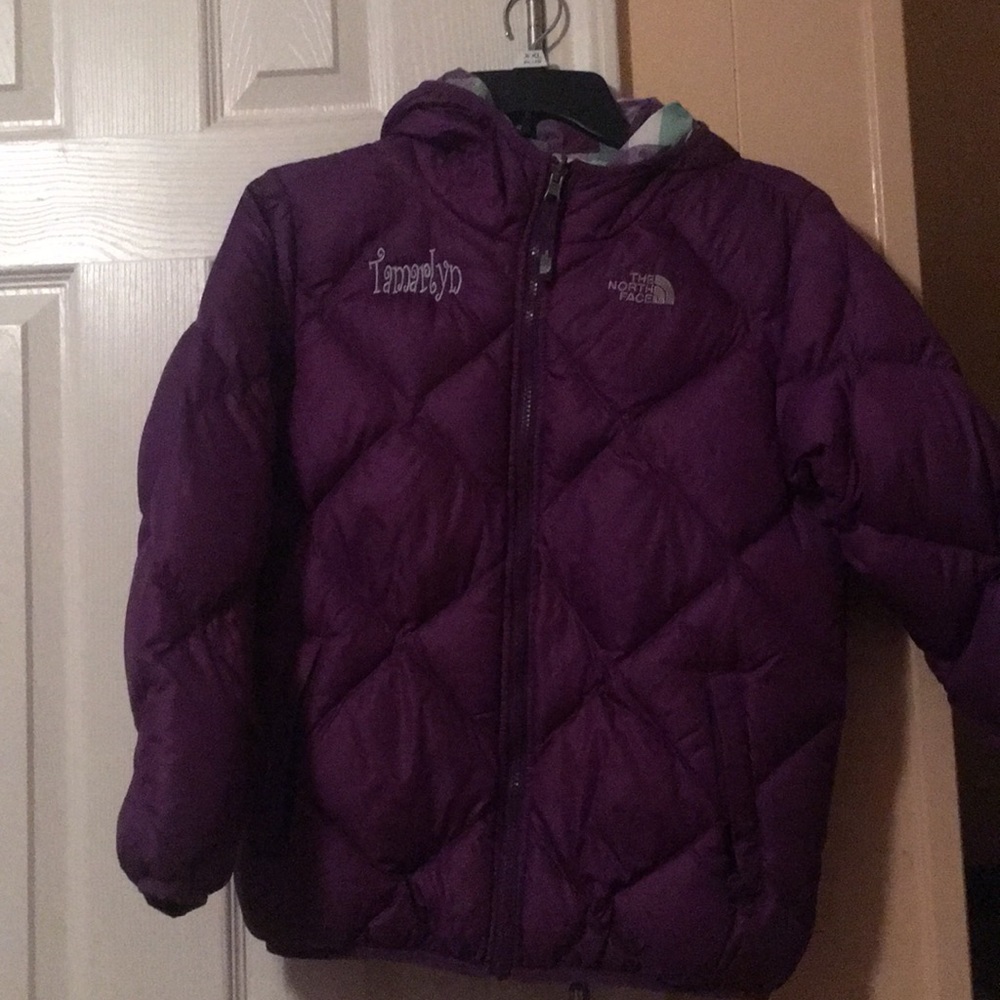 Purple  Reversible North Face